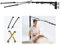 GSKAIWEN 50W 3000–6500K dimmbare LED-Doppelarmleuchte mit 105 cm dreieckigem Ausleger zur Wandmontage, Fotografie-Beleuchtungsset für Make-up, Live-Übertragung, Augenbrauen, Tattoo-Lampe, Studio-Video