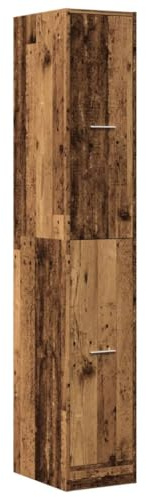 vidaXL Armadietto da Farmacia Legno Vecchio 30x41x174,5 cm Truciolato, Mobile da Farmacia, Arredamento da Farmacia, Mobile con cassetti da Farmacia