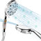 Goeveo Hard Water Filter Shower Head and Hose, 10 Modes High Pressure Filtered Shower Head with Hose Large Water Softener Shower Head for Power Cleaning of Bathroom Tubs Tiles