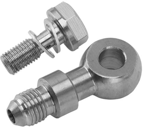 Turbo Banjo Bolt Kit M8 X 1 Mm Röhrchenanschluss Flüssigkeit Cintrol Turbo Bremslinie Banjo Bolt