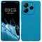 kwmobile Housse Compatible avec Xiaomi Redmi Note 14 5G (Pas pour 4G) Coque - Housse de téléphone en TPU avec Protection Appareil Photo - Bleu Vif