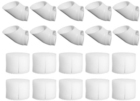 Coppe Idroponiche - Coppe Di Piante | Coppa Della Torre Verticale | Pentole A Tazza Di Rete Per Piante | PVC Coltivano Cestino Con Spongeo Soilless Coltura Di Coltivazione Contenitore Fiori