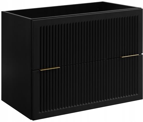Rodan Moderne Möbel - Schrank Schwarz - Möbelstück - Bastelregal – Bastelplatte 60 x 60,7 x 44,5 cm