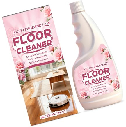 Fast Acting Floor Cleaning Product with Rose Blend Scented for Stubborn Stain of Hardwood Tiles Washing Hardwood Cleaner