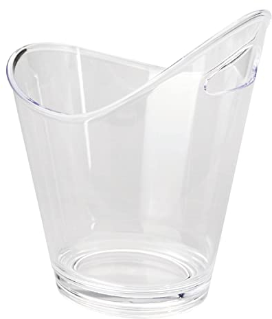 My-Gastro Sektkühler Sekt Kühler Champagner Champagnerkühler Acryl 4,5L transparent