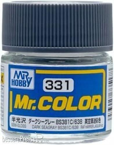 Mrhobby - Mr. Color 10 Ml Dark Seagray Bs381c 638 (Mrh-c-331)