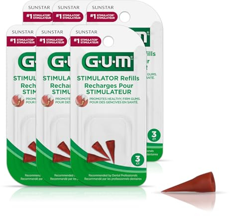 GUM Stimulator Refills -3ct (Quantity of 6) by Unknown
