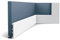 Grande plinthe simple au caractère multifonctionnel SX163 - L200 x H10,2 x L1,3 cm - ORAC DECOR