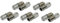 10x Schraubsockel E10 LED - Ersatz Beleuchtung kaltweiß weiß Sparlampe - 6V