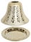 Aroma Accessories Champagne Ceramic Candle Shade & Tray