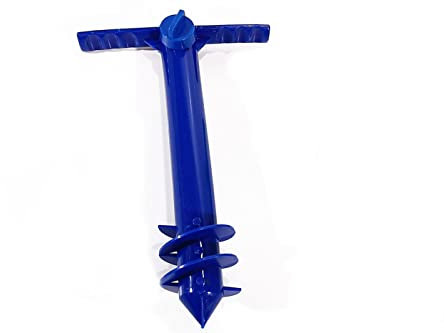 YASTA Picchetto Supporto per Ombrellone Spiaggia ABS con Manico Diametro Foro 17-38 mm