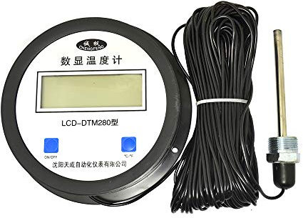 Q-BAIHE Hochpräzises digitales Thermometer mit Sonde, elektronisches digitales Wasserzähler, Temperaturmessgerät, 15 m Kabel