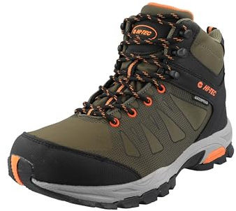 Hi-Tec Herren Boots Khaki/schwarz/Hellorange 46