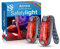 Anrrew Blinklicht Schulranzen Licht LED Sicherheitslicht 2er Set,Clip Reflektor Rucksack licht Lauflicht Kinderwagen Licht.Ideal für Jogger,Schultasche für Kinder, Kinderwagen、leuchtanhänger Hund