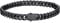Bestyle 5mm Panzerkette Armband Herren Schwarz Cuban Armbänder Edelstahl breits massives kubanisches Armkette Hip Hop Bracelet 23cm lang Geschenk für Männer Jungen Damen