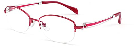 Photochrome Gleitsicht-Sonnenbrille Damen, ultraleichter Rahmen aus Reintitan, HD asphärische Kunstharzgläser Lese/UV400 Dioptrien +1,0 bis +3,0,01,+3.0