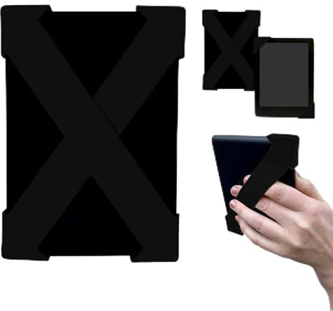 Strapsicle Accessoire Sangle Main Strapsicle pour Kindle & Kobo - Basic Gen 11 (2022) & Kobo Nia - 2 Sangles - Prise légère pour Lire confortablement - Petit - Noir