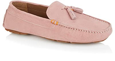 Silver Street London Homme Jackson Mocassin, Rose, 45.5 EU