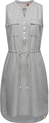 Ragwear Damen Kleid Sommerkleid kurz Jeanskleid Roisin Denim YOUMODO XS-XXL