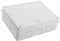 LEPEVNEY IP65 ABS Waterproof Junction Box - 255x200x80mm Dustproof Outdoor Project Box Cable Connection, White Protective Enclosure, 1 Pcs