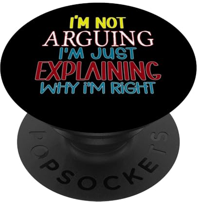 Ich argumentiere nicht, ich erkläre nur, warum ich Recht habe PopSockets mit austauschbarem PopGrip