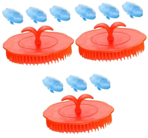 MAGICLULU 3sets Shampoo Kopfhaut Pinsel Haar Waschen Pinsel Kopfhaut Für Haar Pflege 4 Stücke * 3