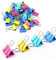 70 pièces Pince Double Clip Pince Papier Couleur Couleur Foldback Pinces Coloré Métal Binder Clips 3 Tailles Papier Métal Pince a Dessin pour Notes Pinces à Documents (15mm/19mm/25mm)