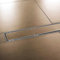 Edelstahl Duschrinne extra flach mit Ablauf & Siphon (60cm, Höhe 53mm) - waagerechter Duschablauf Komplettset befliesbar - Duschabfluss & Duschablaufrinne mit passender Dichtmanschette