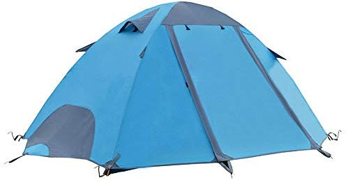 CRBUDY Winterzelt 4-Jahreszeiten-Off-Ground-Zelt Doppellagiges Anti-Sturm-Campingzelt Feldbett Outdoor-Angelbett für 1 Person Winterangeln Reisecamping Geeignet für