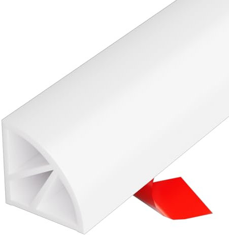 100CM Bianco Doccia in Vetro Temperato con Barriera per Pavimento, Guarnizioni Sigillanti e Nastro Autoadesivo Impermeabile per Cucina e Bagno（Rombico）