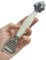 Lemon Zester Peeler, Multifunctional Lemon Zester Fruit Peeler with Hanging Loop Lemon Twist Peeler Fruit Peeler Citrus Zester Tool for Cocktail Kitchen Home Bar (White)