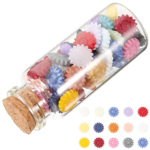 BELLIFFY Wax Seal Beads Sunflower Fire Paint Wax for Stamping for Invitations Cards Parties
