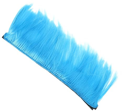 KICHOUSE Helm Mohawk Perücke Selbstklebend Blau Irokesenschnitt Motorradhelm Fahrradhelm Skihelm Outdoor Helmdekor Wiederverwendbar