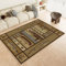OMHHBX Teppich Kurzflor weicher Designer Uni Bodenbelag Madrid fürs Wohnzimmer, Schlafzimmer und die Küche geeignet Creme Weiss 120x180cm,Dunkle Ente