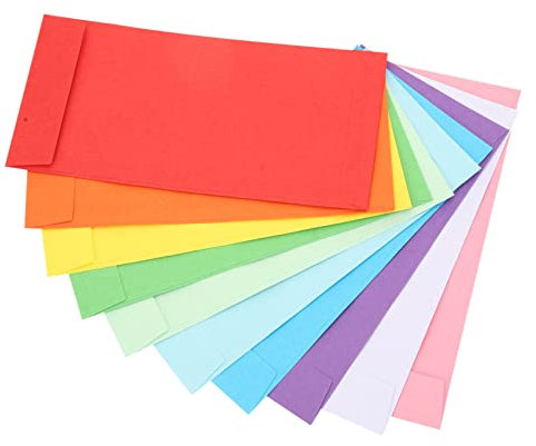 HOUDERCO 120stücke Bargeldumschläge Papierumschläge Für Bargeld Trinkgeldumschläge Mit Klebestreifen Für Einfaches Verschließen Und Vielseitige Anwendung Im Alltag