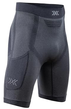 X-Bionic Herren Xceed Run Short Tights, x Black-Rhino Grey, XXL
