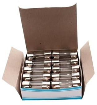10pcs Sicherung 8x37mm Marine Sicherung 250v Messersicherung Glassicherung 1a2a6a20a, 8A, 12X37