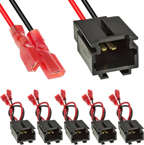 DAOKAI Car Speaker Adapter for C2 Audio Horn Harness Cable With Plug Car Audio Speaker Wiring Harness Vehicle Electronics Accessories Plug and Play - 6pcs