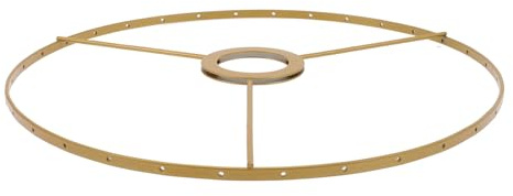 Lampenschirmring Satz 28cm aus Eisendraht für Weihnachten Feier | Einlagig, Metallring Stütze, Shade Ready, für Selbstgemacht Basteln, Wohnzimmer und Austausch Alter Schirme