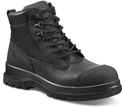 Carhartt Detroit 6 inch Rugged Flex S3 Safety Boot, Chaussure de Construction Homme, Noir, 41 EU
