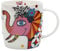 Maxwell & Williams - Tazza con mucca Betsy, in porcellana, multicolore, Porcellana, Princess (Elephant)