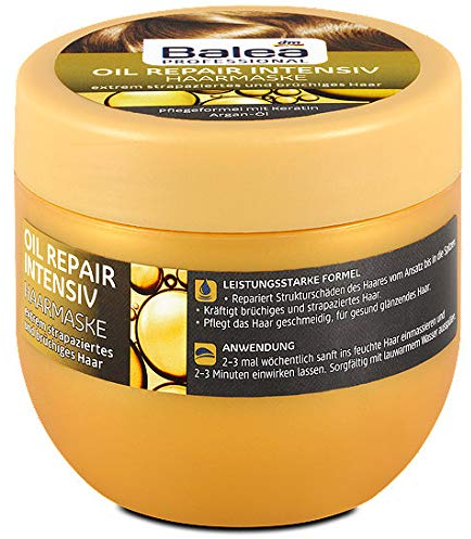 Balea Professional Oil Repair Intensiv Haarmaske, 3er Pack (3 x 300 g)
