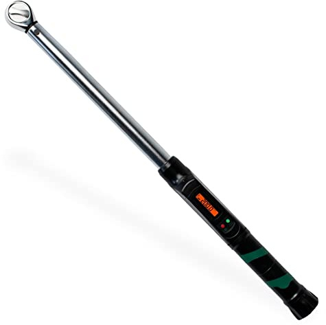 eTORK Digitaler Drehmomentschlüssel, 1,27 cm (1/2 Zoll) (7,6–76,2 m) – Professionelles elektronisches Drehmomentwerkzeug für Automobil-, Mechaniker-, Motorrad- und Fahrradwartung, präzise kalibriert