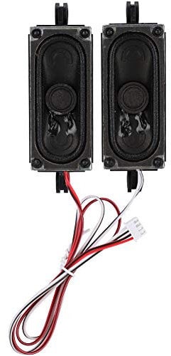 ASHATA TV Speaker,2Pcs 4 Ohm 5W TV Box Speaker Loudspeaker Sound Amplifier Unit for LCD TV Advertising Player,Suitable for LCD TV Set