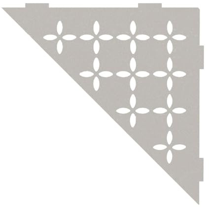 Schlüter SHELF-E-S1 210x210mm Floral Beigegrau