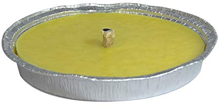 Palucart Candele alla Citronella in ciotola in alluminio, disponibile in varie quantità e varie misure (10, Diam. 16cm)