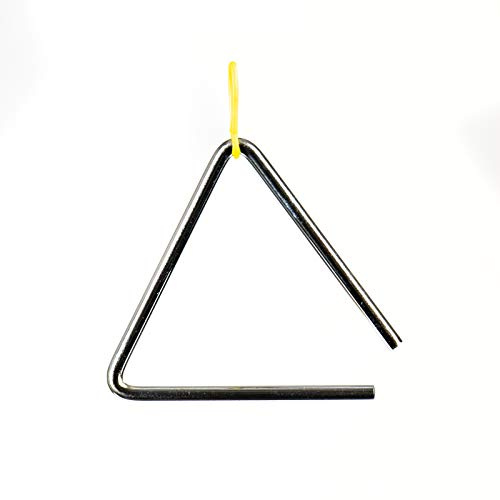 Fame FTR5 Stahl Triangel 5, Robuste Chime Percussion, Ideal für Bildungseinrichtungen, Ausgewogener Klang, Glattes Finish