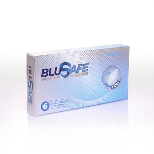 Maxvue Blusafe Monatslinsen Kontaktlinsen mit Blaulichtfilter & UV Schutz 6er Pack | Kontaktlinsen Monatslinsen, UV Kontaktlinsen, Kontaktlinsen mit Blaulichtfilter | Contact Lenses Dioptrie -7.00