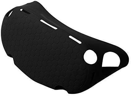 HUAYUWA Custodia protettiva adatta per Oculus Quest 2 VR Cuffia Protezione Luce Durevole Antigraffio Anti Shock Anteriore Silicone Guscio Protettivo, Nero 1