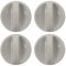 4Pcs Zeit Drehknopf Replcement Mikrowelle Herd Knöpfe Trockner Knöpfe Weiß Universal Control Knöpfe